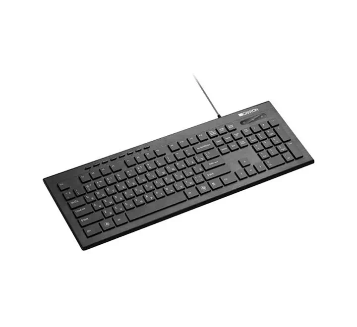 Canyon Multimedia Wired D1CNSHKB2RU Keyboard Black
