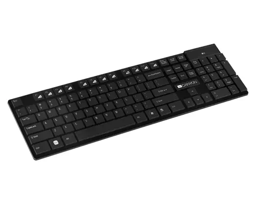 Canyon Multimedia Wireless CNS-HKBW2-RU  Keyboard Black