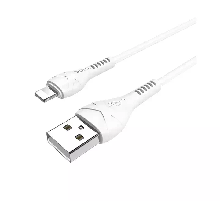 Hoco X37 Cool power charging data cable for Lightning white - Image 3