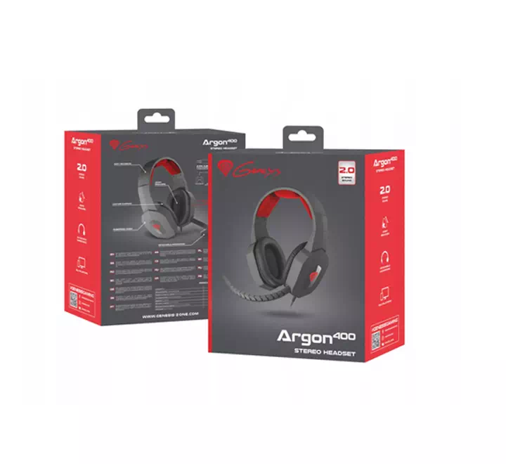 Genesis Gaming Headest Argon 400 Black-Red - Image 3