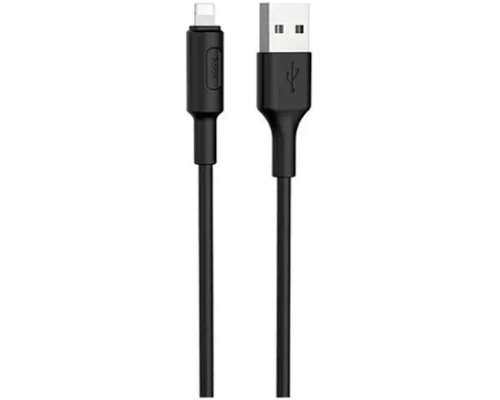 Hoco  X25 Soarer charging data cable for lightning BLACK