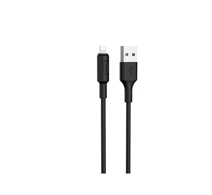 Hoco X25 Soarer charging data cable for lightning BLACK