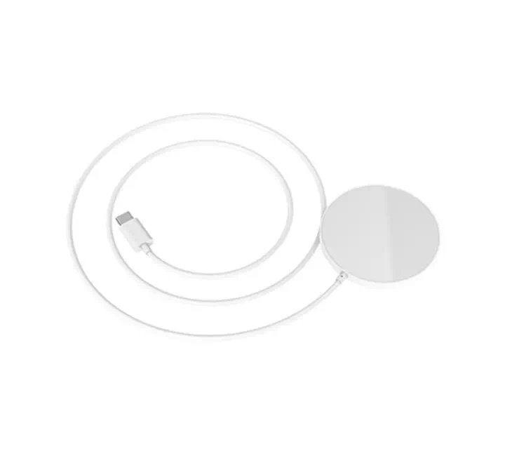 HOCO CW28 magnetic wireless fast charger white - Image 2