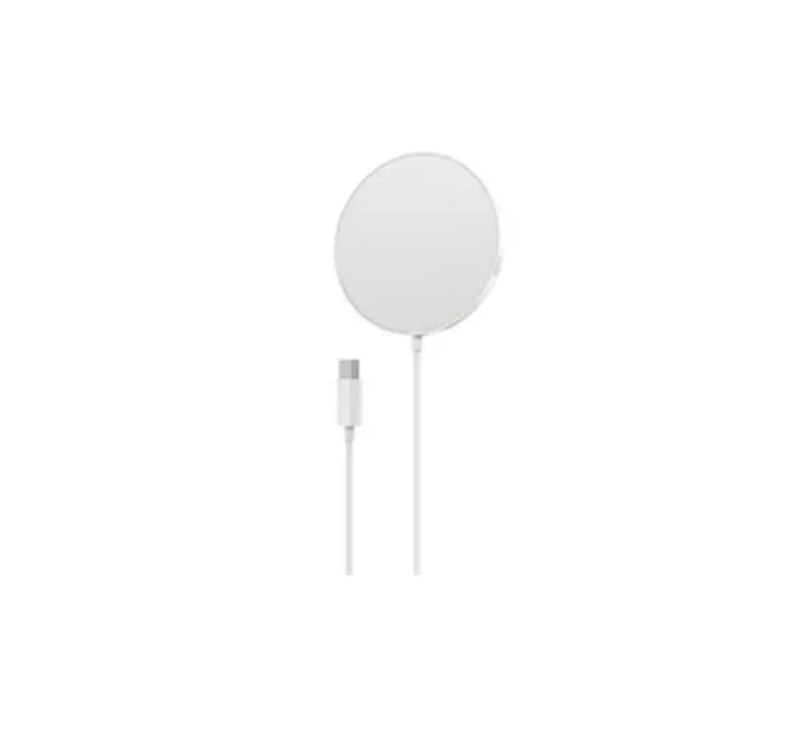 HOCO CW28 magnetic wireless fast charger white - Image 3