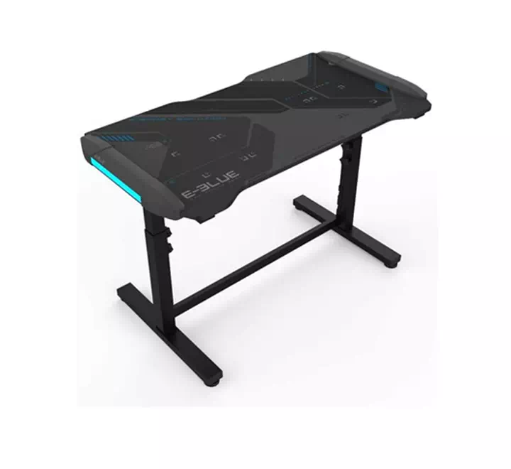 E-blue EGT574BKAA-IA Gaming Desk Height-Adjustabe Glowing