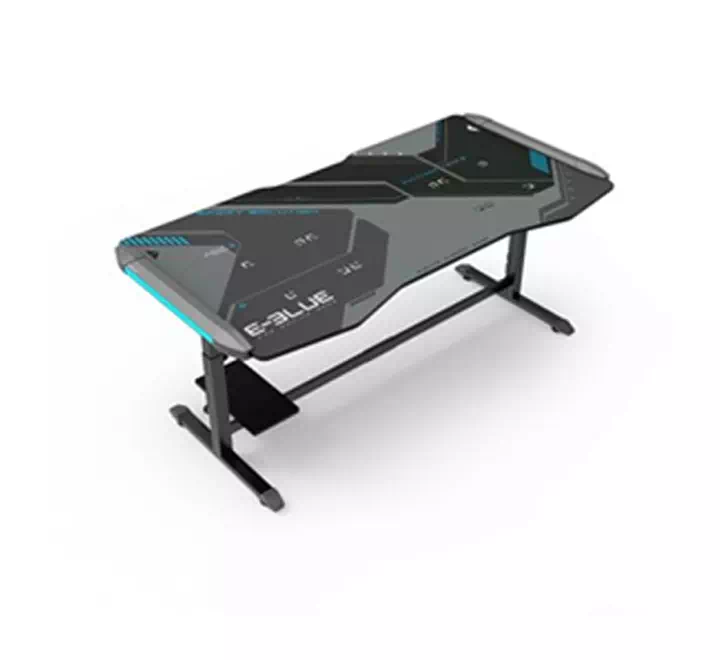 E-blue EGT576BKAA-IA Gaming Desk Height-Adjustabe Glowing - Image 2