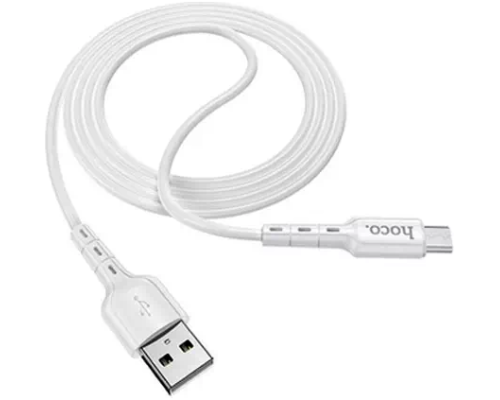 Hoco DU01 Novel charging data cable for Micro White