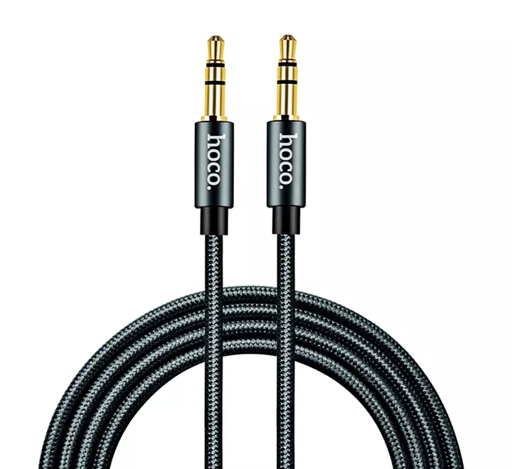 Hoco AUX UPA03 Noble sound audio cable metal gray
