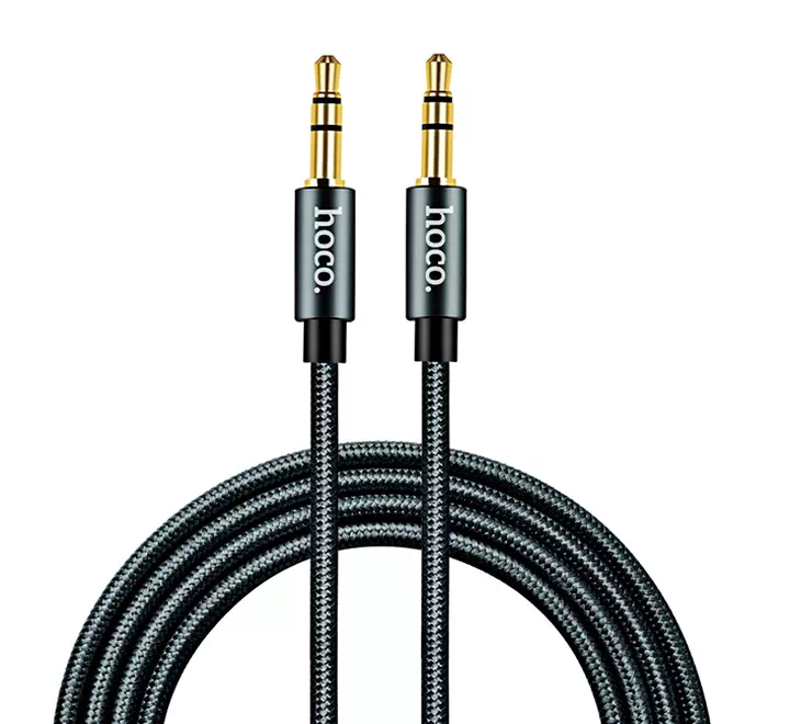 Hoco AUX UPA03 Noble sound audio cable metal gray - Image 2