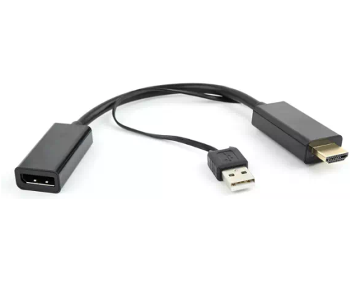 HDMI to DisplayPort converter, black