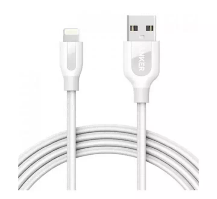 Anker PowerLine - USB Cable with Lightning connector 10ft White