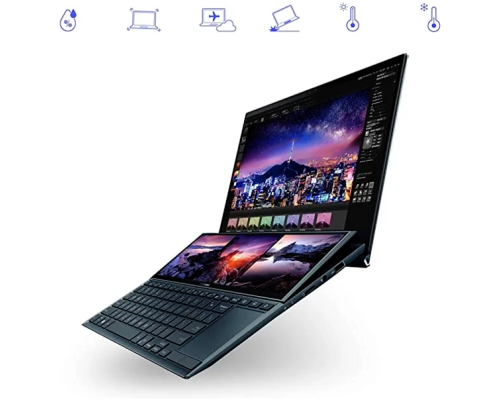 Asustek Zenbook Pro Duo  14'' i7-1165G7 16GB 512GB SSD Integrated Graphics Blue
