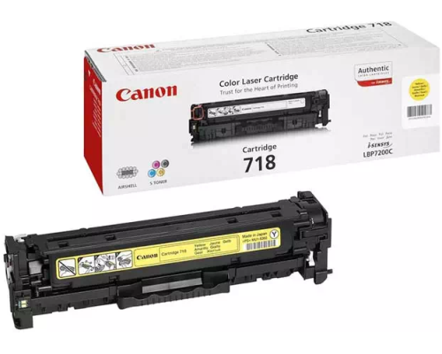 Canon CRG 718 Toner Cartridge Yellow
