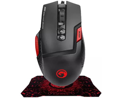 Marvo M355+G1 Wired Gaming Mouse and  Mouse Pad Combo