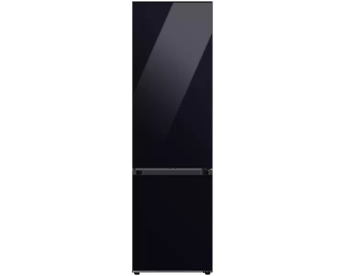 ორკამერიანი მაცივარი-Samsung RB38A7B6222/WT BLACK GLASS