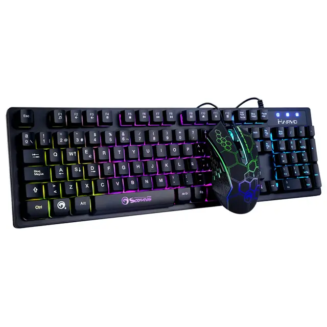 Marvo KM409 Wired Gaming Keyboard And Mouse Combo