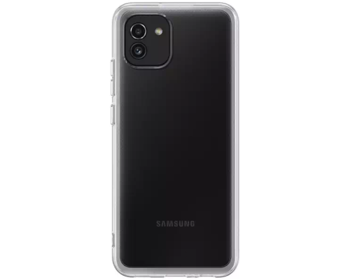 Samsung Galaxy A03 Soft Clear Cover Transparent (EF-QA035TTEGRU)