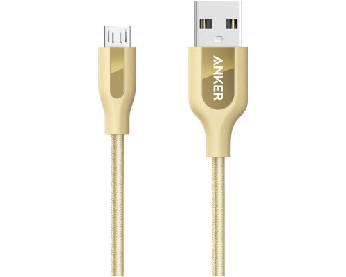 Anker Powerline+ Micro USB 3ft Golden