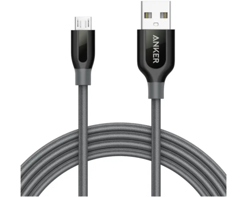 Anker Powerline+ Micro USB 6ft UN Gray in offline for EU