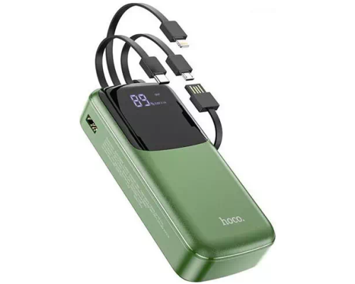 Hoco DB18 10000mAh Wireless Charging Power Bank - Dark Green