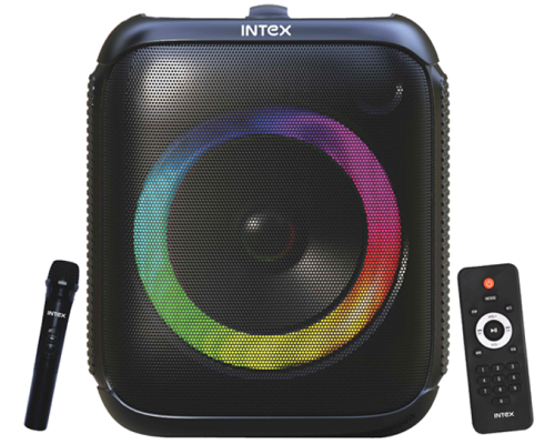 აუდიო დინამიკი მიკროფონით- INTEX Speakers T1803  JBL style