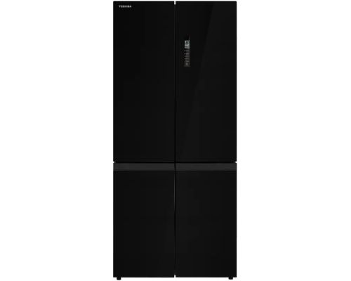 Toshiba GR-RF610WE-PGS(22)-F-Door, 190x84x65, 470 Litres, INVERTER, BIG Display, BLACK GLASS