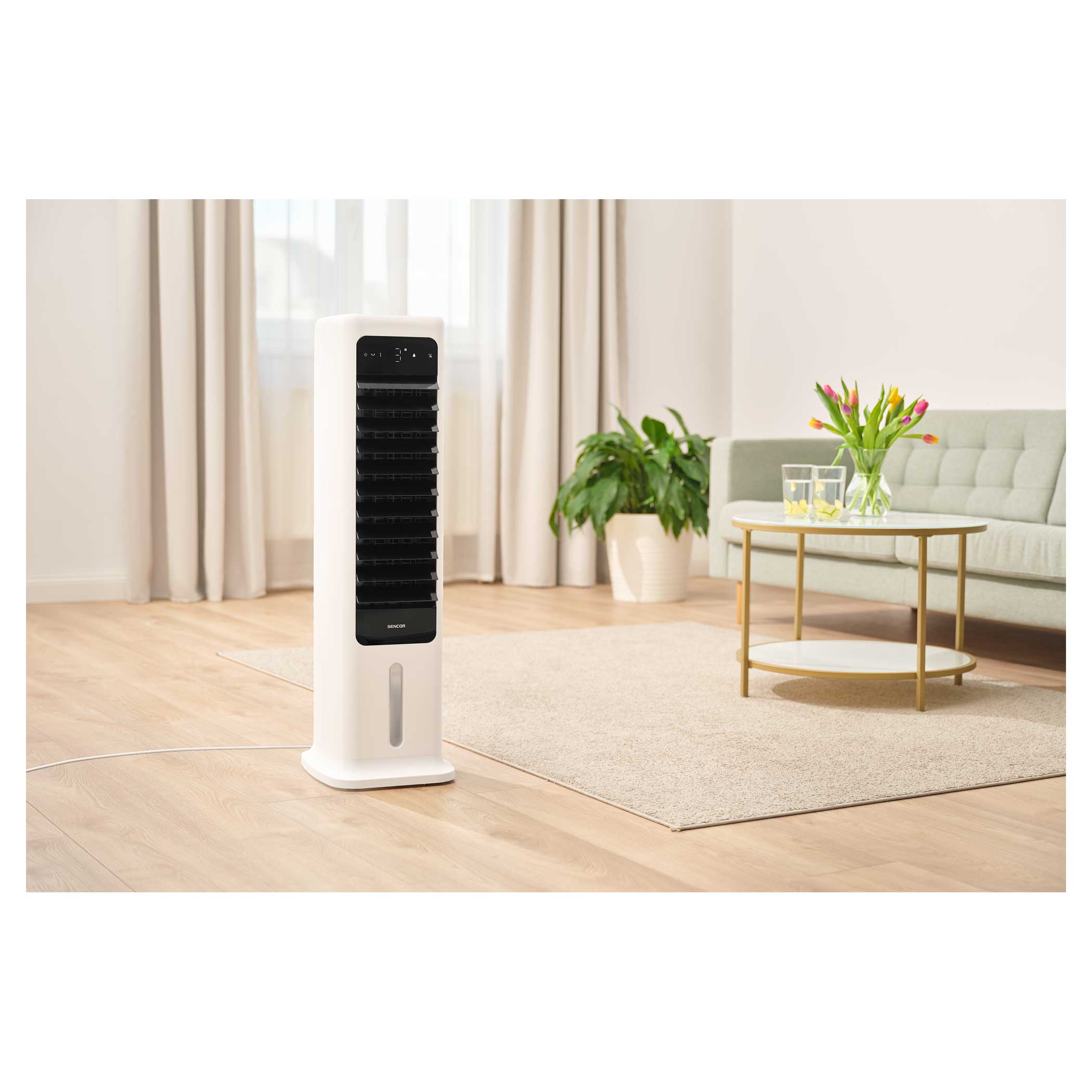 Smart Tower Air Cooler SFN 9025WH portable - Image 9