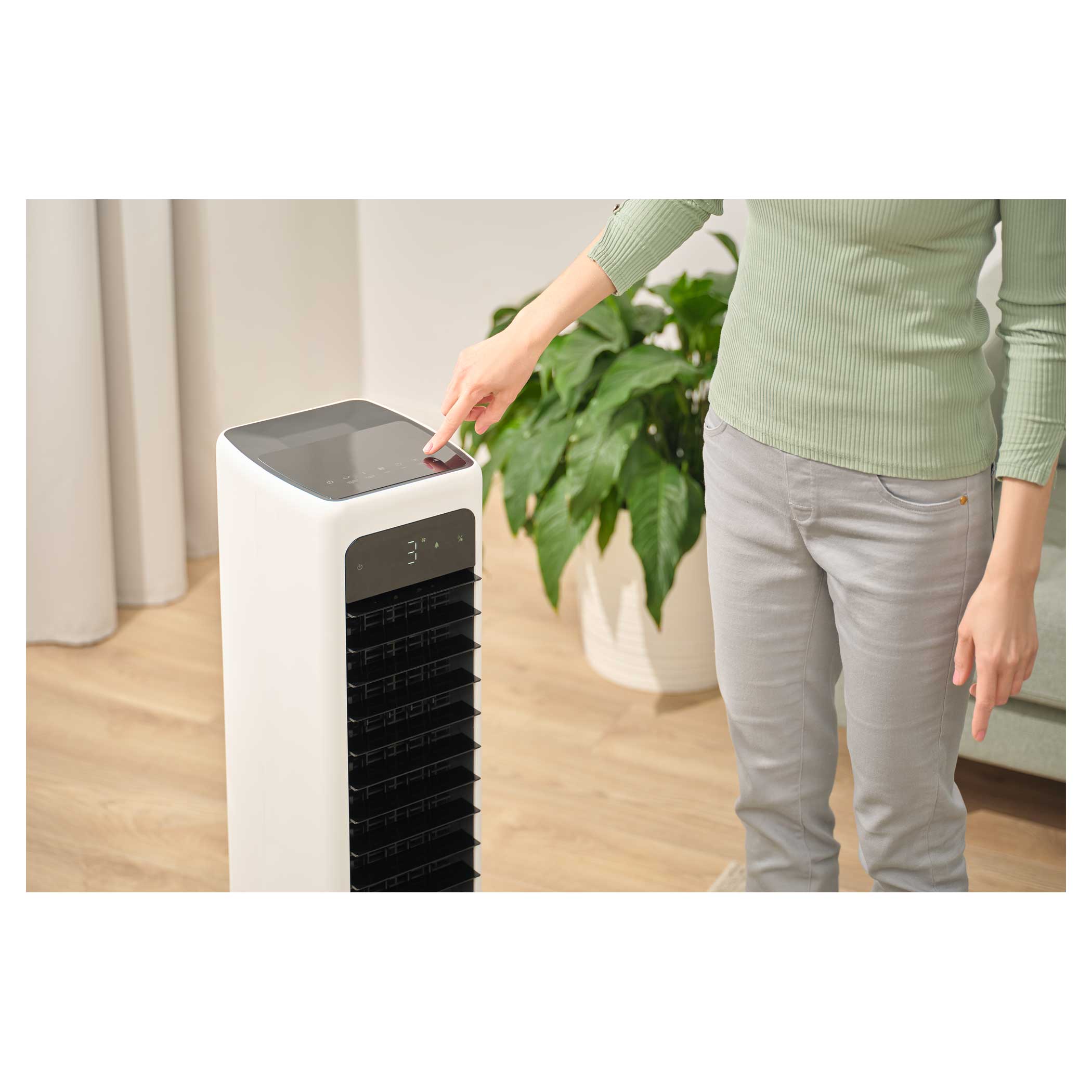 Smart Tower Air Cooler SFN 9025WH portable - Image 4