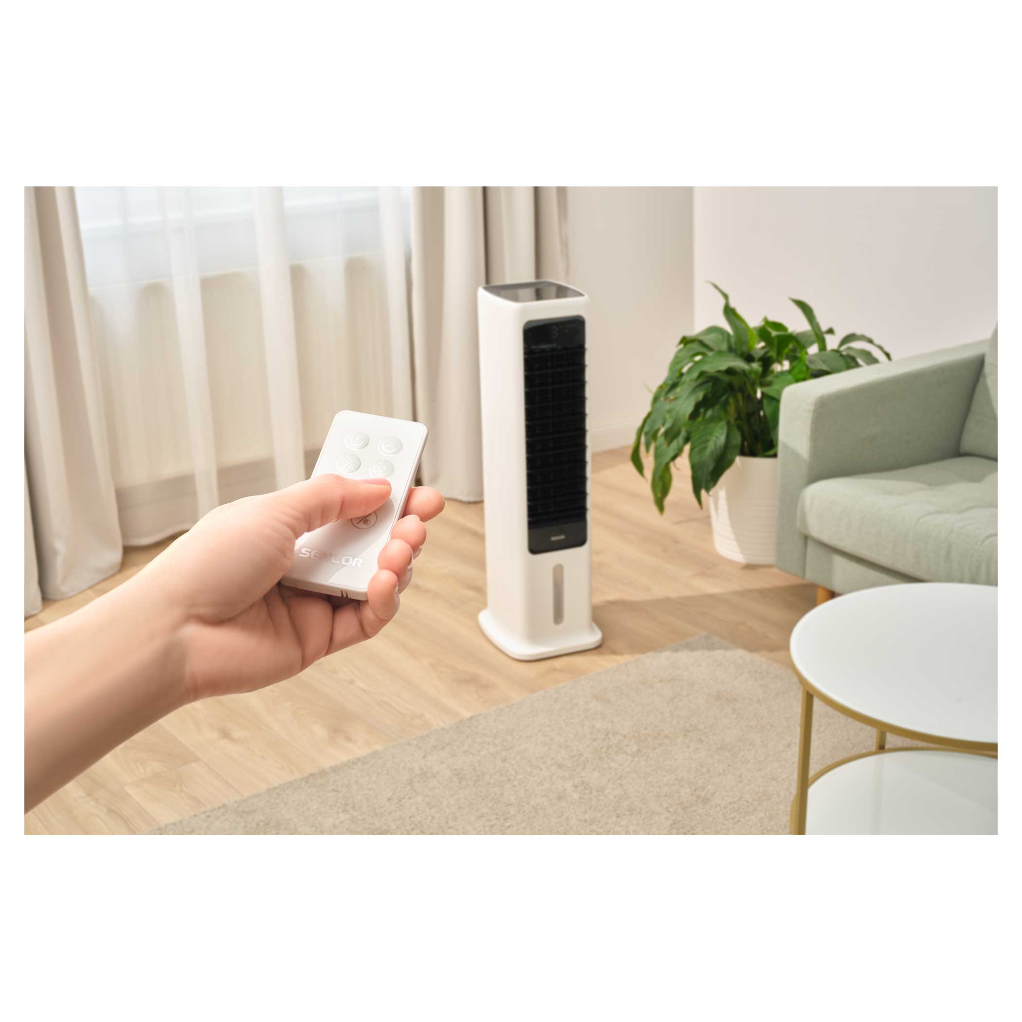 Smart Tower Air Cooler SFN 9025WH portable - Image 10