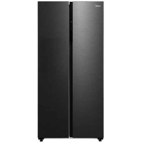 მაცივარი Midea MDRS619FIE45 Side-by-Side / 460L / Inverter / No Frost / H177.5xW83.5xD63.5 / Wi-Fi / Dark Inox